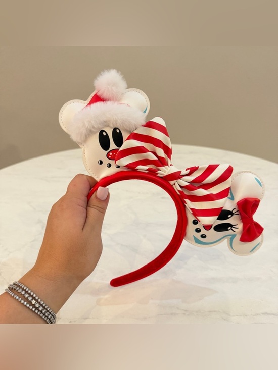 NEW Disney Loungefly Minnie & Mickey Snowman Ears main image 8